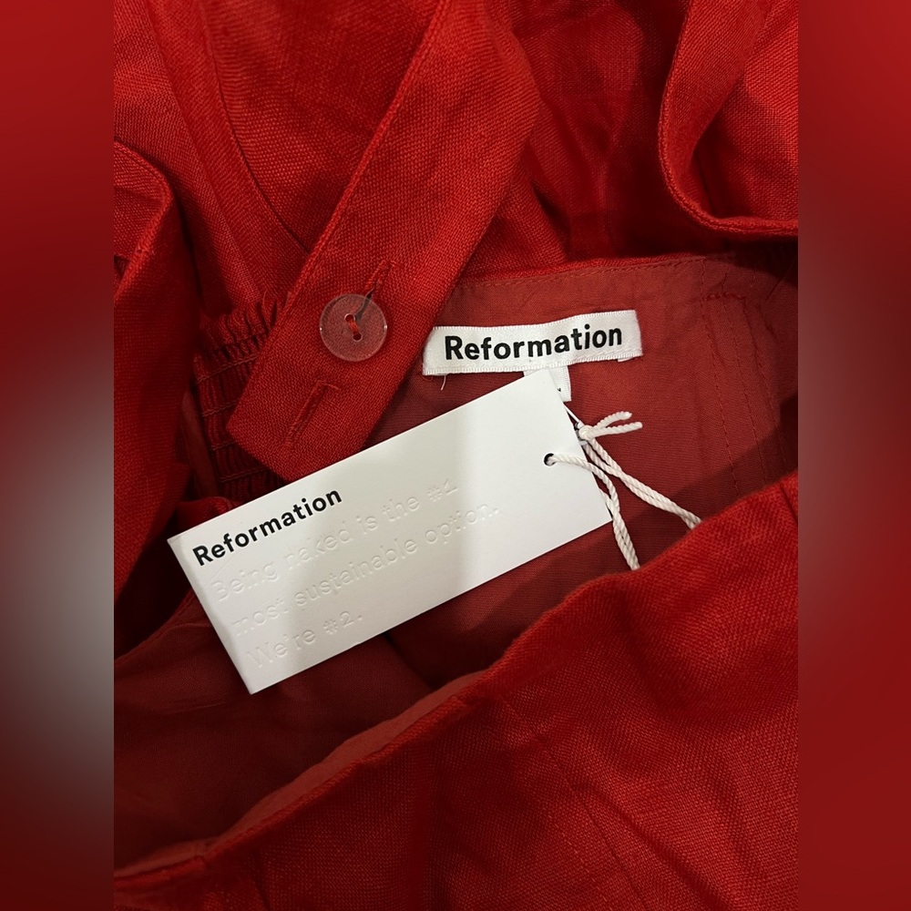 reformation Delia Linen Dress - Picture 7 of 7